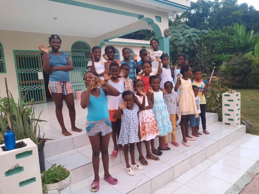 Children at our orphanage in Haiti